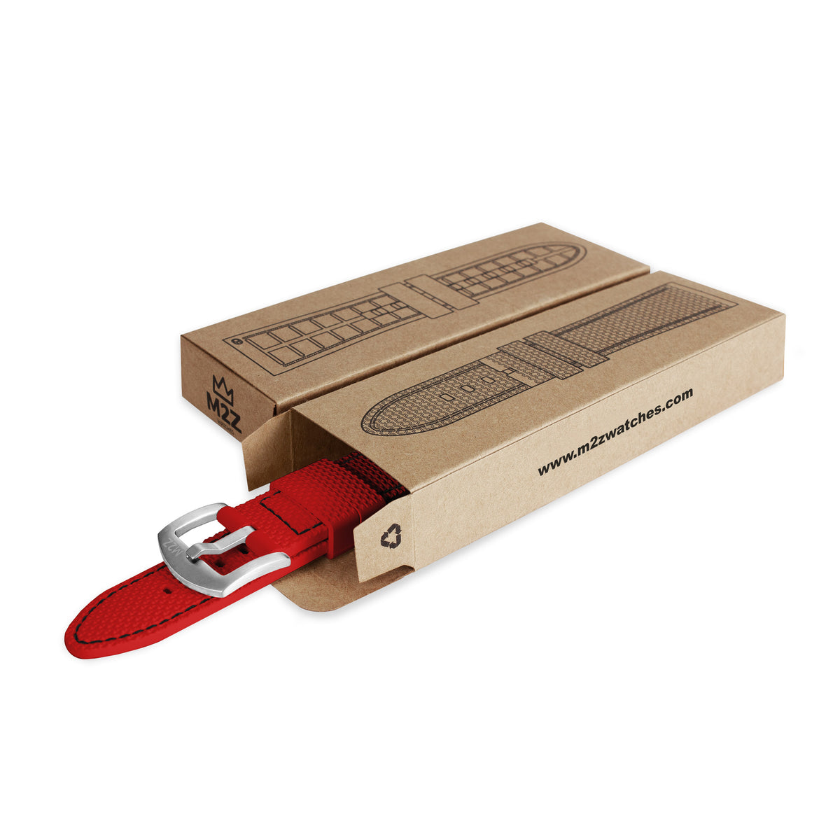 correa en FKM - rojo